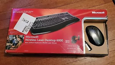 Microsoft Wireless Laser Desktop 6000 V3 (Black) • $200