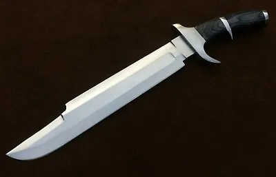 19  Custom Handmade 5160 Spring Steel Predator Movie Knife Replica Hunting Bowie • $149.99