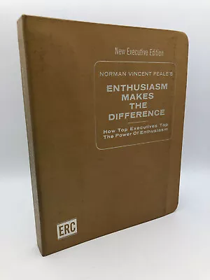 Enthusiasm Makes The Difference - Norman Vincent Peale SIGNED Executive Edition • $65