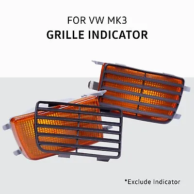 $28.01 • Buy Grille Indicator Turn Signal Shades Cover For VW MK3 Golf Vento Jetta GTI VR6