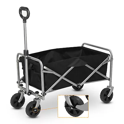 Collapsible Heavy Duty 220lbs Wagon Cart Outdoor Camping Garden Beach Cart • $44.95