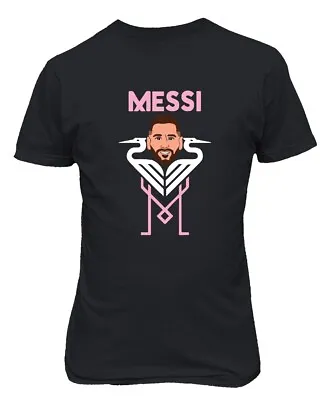 Lionel Messi GOAT Football Legend Miami Soccer Player Unisex T-Shirt • $17.99