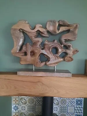 Wood Abstract Sculpture • £50