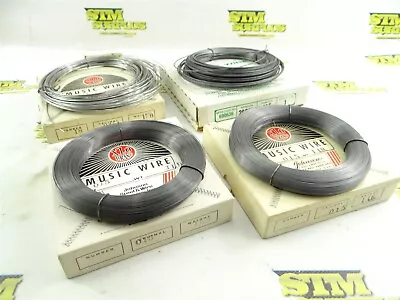 4 Rolls Of Music Wire Sukor & Xlo Brand .015  .041  & .055   • $33