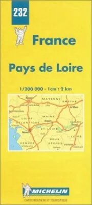 Michelin Map 232 France Pays De Loi... By Michelin Travel Publ Sheet Map Folded • £2.88