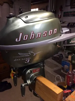 Vintage Johnson 1954 3HP Outboard Motor Model JW-10 • $1399