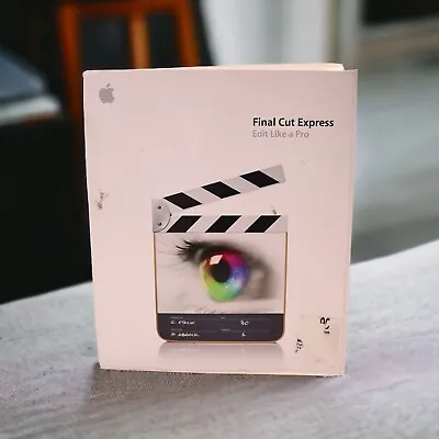 Vintage Apple Final Cut Express - Edit Like A Pro. • $21.99