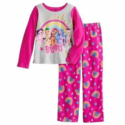 $38 Girls My Little Pony Pajamas Set Shirt New Movie Sunny Pip Hitch 4 6 10 MLP • $23.90