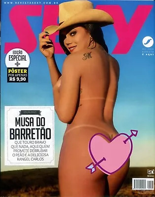 SEXY MAGAZINE BRAZIL 2017 - August #107 Woman Barretão Muse Rangel Carlos • $16.90