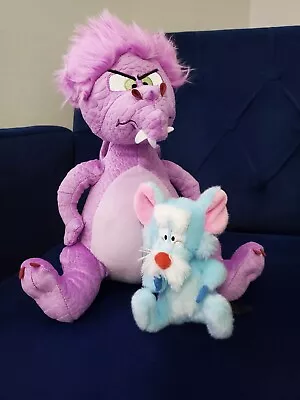 Disney Merlin And Mad Madam Mim Plush Set Sword In The Stone Disney100 Decades • $35.99