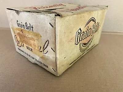 Vtg Grain Belt Special Beer Cone Top Beer Empty Box Tax Stamp   • $59.08