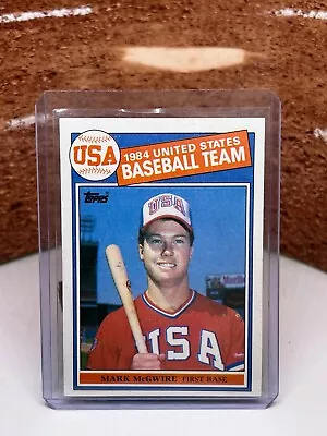 1985 Topps - #401 Mark McGwire (RC) • $12