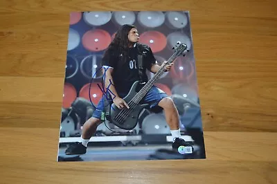 METALLICA ~ Robert Trujillo Autographed 11x14 Color Photo With Beckett Hologram • $174.94