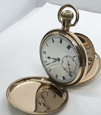 £161 • Buy STUNNING GENTS ANTIQUE FULL HUNTER POCKET WATCH (WORKING) Boxed