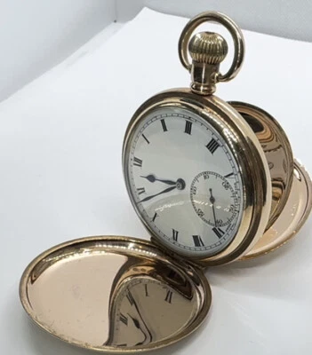 £161 • Buy STUNNING GENTS ANTIQUE FULL HUNTER POCKET WATCH (WORKING) Boxed