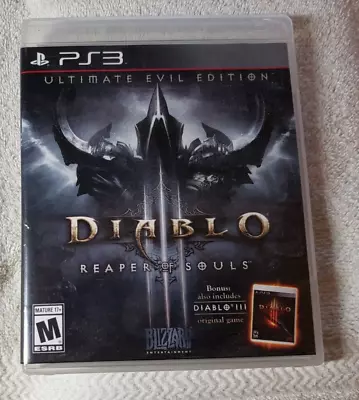 Diablo III: Reaper Of Souls - Ultimate Evil Edition (PlayStation 3 PS3) CIB • $12.50