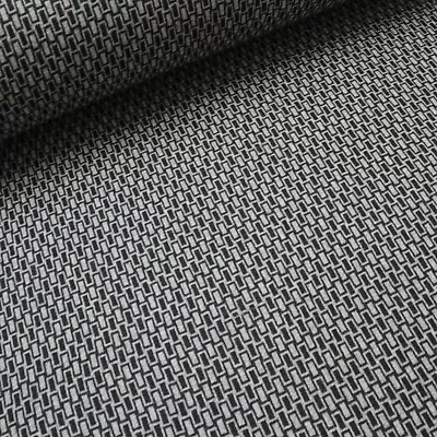 Abraham Moon Sloane Square Fabric Charcoal 100% Lambs Wool Upholstery Curtains • £1.99