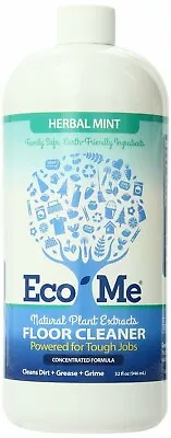 Eco-Me Natural Multi-Surface Floor Cleaner Herbal Mint 32 Fluid Ounce • $23.89