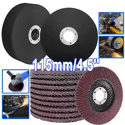 115mm Flap Sanding Disc HSS Circular Saw Blade Cut Off Wheel For Wood Cutting • £10.13