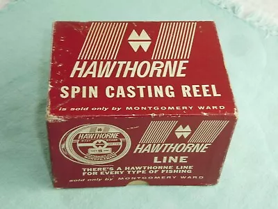 Vintage Montgomery Ward Hawthorne Model 351 * 60-6408 Fishing Reel BOX ONLY • $15.95