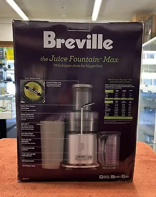 Breville BJE410CRO The Juice Fountain® Max With Extra Wide Chute ( RRP $339) • $250
