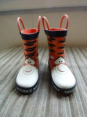 George First Walkers Winnie The Pooh 'Tiger' Wellies Infant Size 4 EUR 21 • £7.99