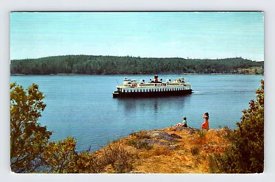San Juan Islands Washington State Vancouver Island Canada Vintage Postcard BRY58 • $1