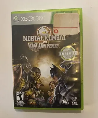Mortal Kombat Vs. DC Universe Platinum Hits Xbox 360 No Manual • $11.35