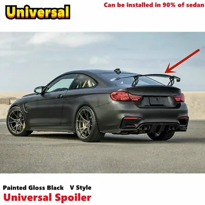 $109.98 • Buy Universal Rear Trunk Lip Spoiler Wing V StyleFor Mercedes BMW HOLDEN TOYOTA FORD