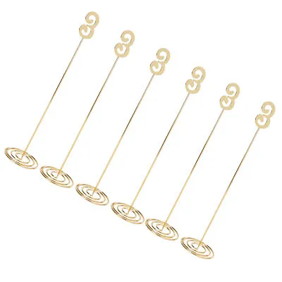 Metal Table Number Electroplated Tall Table Number With Holder Base • £22.65