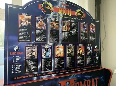 Mortal Kombat 2-Arcade 1up Topper • $70