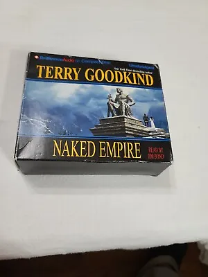 Terry Goodkind  Naked Empire Brilliance Audio Book CD MISSING DISC 1(of 19) READ • $8.99