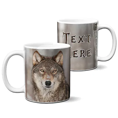 Personalised Wolf Mug Wild Wolves Cup Fantasy Moon Custom Birthday Gift SH281 • £12.95