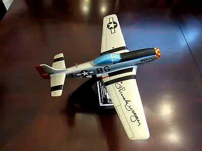 Chuck Yeager Speed Of Sound Ace Pilot Signed Auto P-51 Airplane Beauty • $399.99