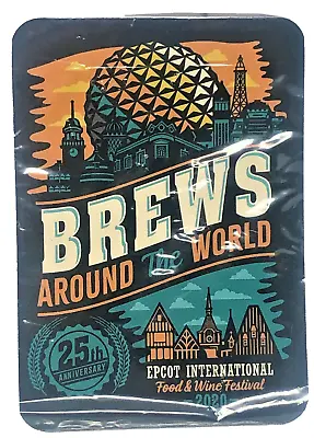 Disney Parks Epcot Food & Wine Festival 2020 Brews Around The World Car Magnet • $15.63