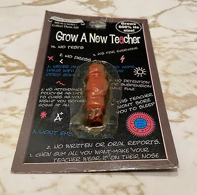 NIP Vintage Novelty Funny Gag Gift Grow Your Own 8th In A Series Grow A Teacher • $9.99