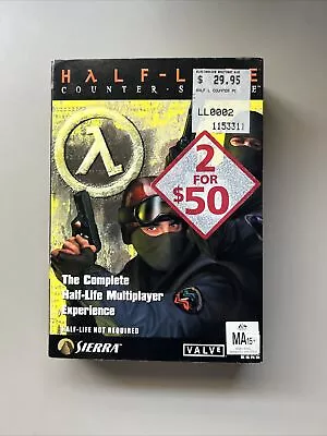 Half-Life: Counter-Strike - Rare Sierra Aus Rated Box - CD Key Read Description • $150