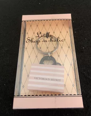 Victoria’s Secret Collectible Little  Shop-a-holic  Tiny Tote Charm Key Ring Mib • $17