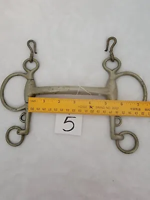 Nice NEVER RUST English-POLO MULLAM-PELHAM Horse Bit 5 In Mouth 5 1/2 In Shank • $45