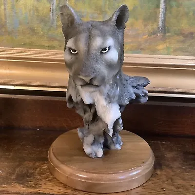 Mill Creek Studios Proud Repose #7113 Mountain Lion Cougar Sculpture Statue • $30