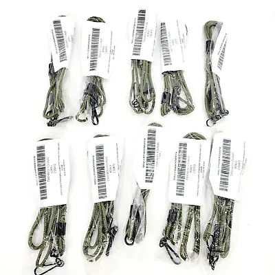 10 X Military Individual Equipment Carrying Cord Pistol Lanyard 8465-00-965-1705 • $49.95