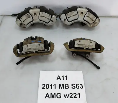 ✅07-13 OEM Mercedes W221 S63 AMG Front Rear Left Right Brake Calipers Brembo SET • $553.35