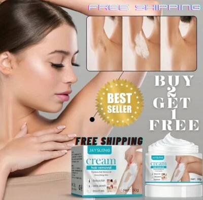 $11.69 • Buy Permanent Painless Hair Removal Cream Stop Hair Growth Inhibitor For Women & Men