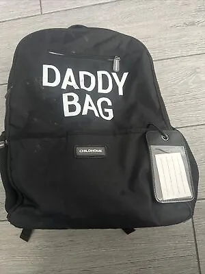 CHILDHOME “Daddy Bag” Baby Diaper Bag Backpack W/ Changing Pad • $17.99