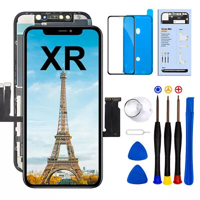 For IPhone XR LCD Screen Assembly Replacement Touch Display Digitizer Tool Kits • £13.98