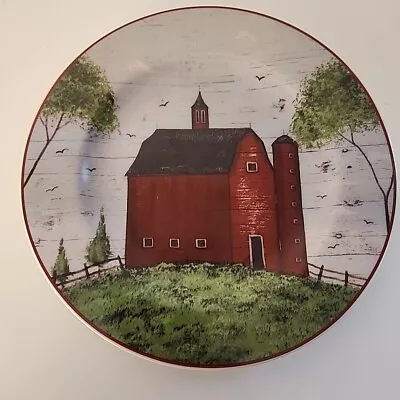 Sakura Warren Kimble Barns Salad Plate Barn • $9.95