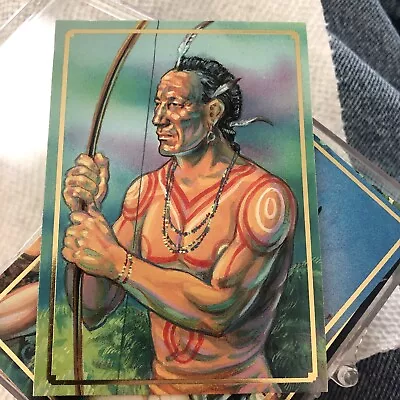 NATIVE AMERICANS (Bon Air 1995) Complete Trading Card Set ART By ZINA SAUNDERS • $11.99