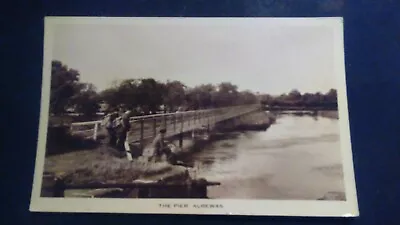 £0.86 • Buy Beautiful Older Postcard Community Alrewas River Trent Pier Bridge Bridge Bridge Gel. 1965 Uk116