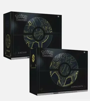 $150 • Buy Pokemon Zacian And Zamazenta Elite Trainer Plus Box Set Of 2 - Brand New/Sealed!