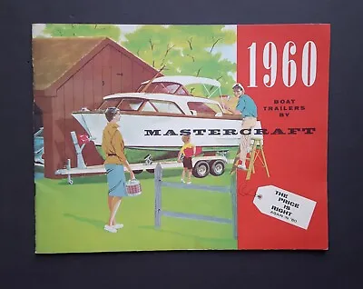 Vintage 1960 Mastercraft Boat Trailer Brochure Catalog • $15.95